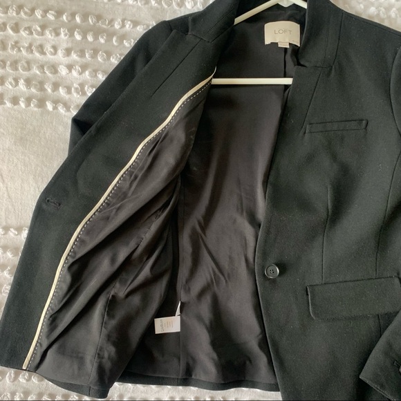 LOFT The Petite One Button Blazer - Picture 2 of 8